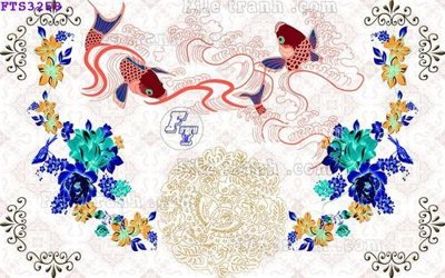 Download file gốc File in tranh tường hiện đại FTS3258 (in mica) 3D