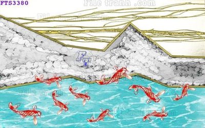 File PSD in ấn File in tranh tường hiện đại FTS3380 (chất lượng cao)