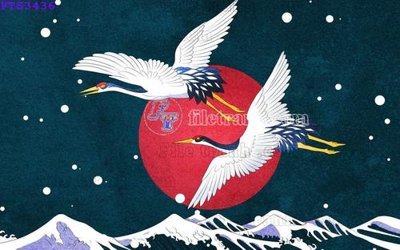 File ảnh File in tranh tường hiện đại FTS3436 (gốc) in Hiflex