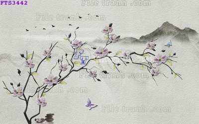 Download file File in tranh tường hiện đại FTS3442 (gốc) cho xưởng in