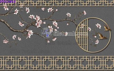 File ảnh File in tranh tường hiện đại FTS3456 (gốc) in biển hiệu