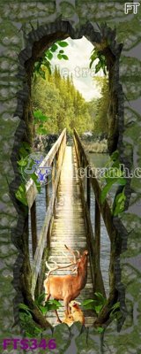 Tải file gốc in lụa File in tranh tường hiện đại FTS346 siêu nét