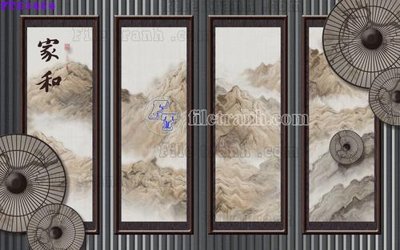 Download file File in tranh tường hiện đại FTS3464 (chuẩn in) chất lượng cao