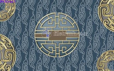 Tải file File in tranh tường hiện đại FTS3467 (gốc) chủ đề phong thủy