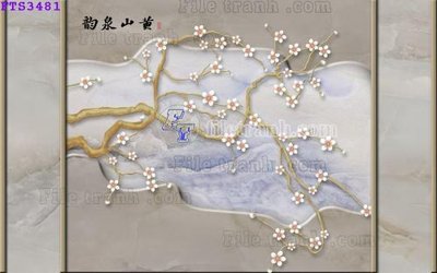 File PSD File in tranh tường hiện đại FTS3481 (bản gốc) dễ dàng edit