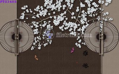 File gốc File in tranh tường hiện đại FTS3488 (chuẩn màu) cho in offset