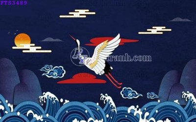 File ảnh File in tranh tường hiện đại FTS3489 (gốc) trang trí khách sạn