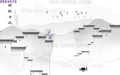 File tranh gốc File in tranh tường hiện đại FTS3579 chủ đề hiện đại