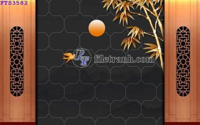 File gốc File in tranh tường hiện đại FTS3582 (in mica) làm bảng hiệu