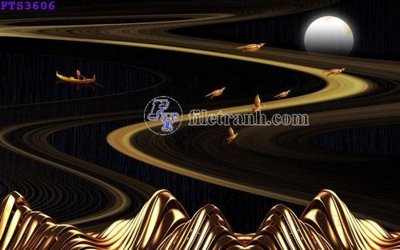 Tải file tranh gốc File in tranh tường hiện đại FTS3606 chất lượng cao