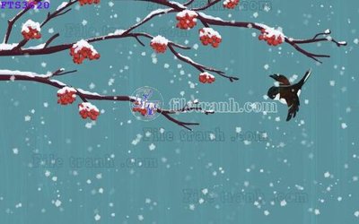 File in trần File in tranh tường hiện đại FTS3620 (file gốc) hoa văn 3D