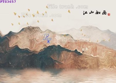 Mua file gốc File in tranh tường hiện đại FTS3657 (in ấn) tại Filetranh.com