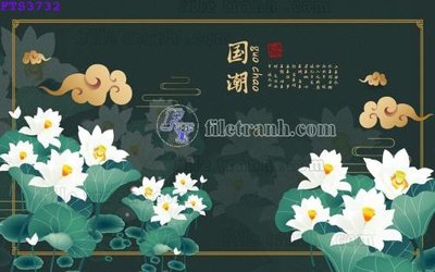 File in mica File in tranh tường hiện đại FTS3732 (bản gốc) sắc sảo