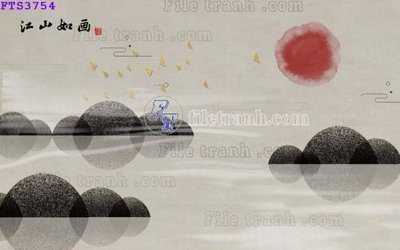 File gốc File in tranh tường hiện đại FTS3754 (AI/EPS) cho in ấn