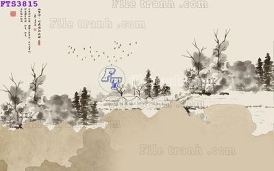 File tranh File in tranh tường hiện đại FTS3815 (gốc) in film