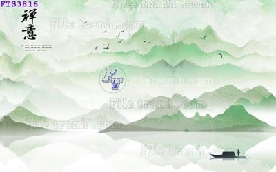 Download file ảnh gốc File in tranh tường hiện đại FTS3816 để in ấn