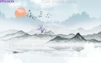 File ảnh File in tranh tường hiện đại FTS3835 (gốc) in quảng cáo ngoài trời