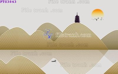 File gốc File in tranh tường hiện đại FTS3843 (Filetranh.com) File in tranh tường hiện đại FTS3843