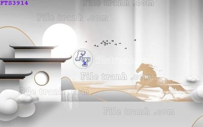 Download file gốc File in tranh tường hiện đại FTS3914 (in mica) trong suốt