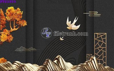 File tranh File in tranh tường hiện đại FTS3959 (gốc) in backlit film