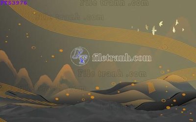 File in ấn File in tranh tường hiện đại FTS3976 chuyên nghiệp