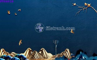 File tranh File in tranh tường hiện đại FTS4018 (ảnh gốc) in trần nhà