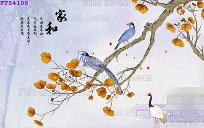 File gốc File in tranh tường hiện đại FTS4108 (vector) cho in ấn