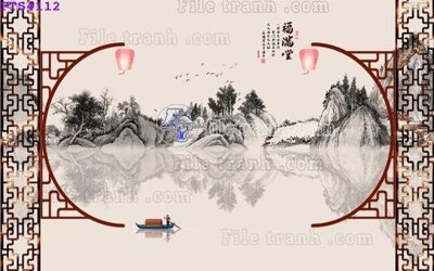 File gốc File in tranh tường hiện đại FTS4112 (phiên bản chuẩn) để in ấn