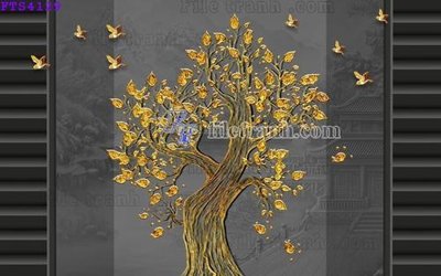 Download file gốc File in tranh tường hiện đại FTS4129 (in lụa) cao cấp