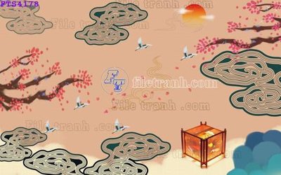 File tranh quảng cáo File in tranh tường hiện đại FTS4178 (download file gốc)
