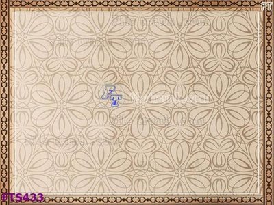 File gốc File in tranh tường hiện đại FTS433 (in lụa) hoa văn cổ điển