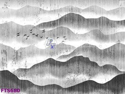 File in trần File in tranh tường hiện đại FTS680 (bản gốc) hoa văn