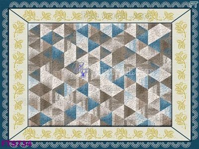 File in trần File in tranh tường hiện đại FTS734 (file gốc) hoa văn 3D