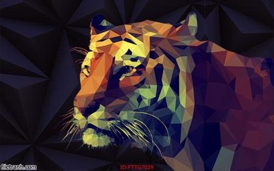 File gốc Tranh tường 3d tối giản hiện đại FTTG7029 (trang trí) phòng làm việc