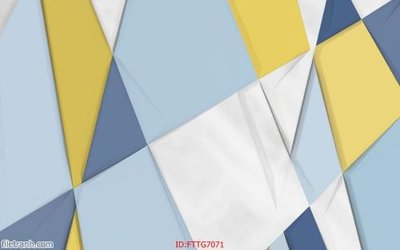 File tranh Tranh tường 3d tối giản hiện đại FTTG7071 (bản gốc) in lụa dán tường