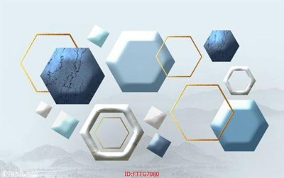 Download file tranh PSD Tranh tường 3d tối giản hiện đại FTTG7080 để chỉnh sửa