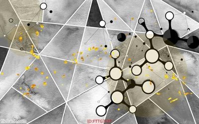 File tranh Tranh tường 3d tối giản hiện đại FTTG7127 (bản gốc) in lụa dán tường