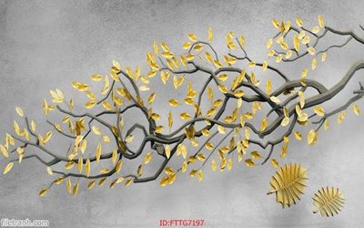 Download file gốc Tranh tường 3d tối giản hiện đại FTTG7197 (in lụa) tranh 3D