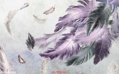 File tranh Tranh tường 3d tối giản hiện đại FTTG7267 (ảnh gốc) in trần xuyên sáng