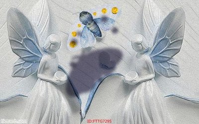 Chi tiết file ảnh Tranh tường 3d tối giản hiện đại FTTG7295 sắc nét