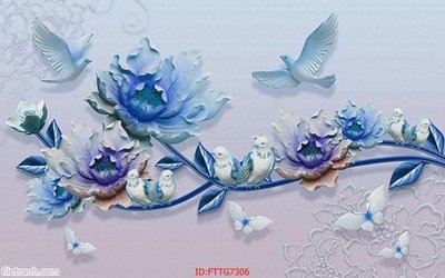 File PSD Tranh tường 3d tối giản hiện đại FTTG7306 (nguyên gốc) chất lượng cao