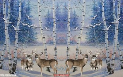 File gốc Tranh tường 3d tối giản hiện đại FTTG7325 (in 3D) nghệ thuật