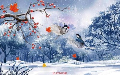 File in trần Tranh tường 3d tối giản hiện đại FTTG7387 (bản gốc) bầu trời