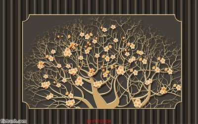 File in trần Tranh tường 3d tối giản hiện đại FTTG7434 (bản gốc) trời sao