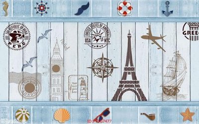 File gốc Tranh tường 3d tối giản hiện đại FTTG7477 (in tráng gương) sang trọng