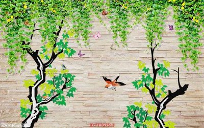 File PSD Tranh tường 3d tối giản hiện đại FTTG7513 (gốc) cho designer