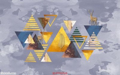 File ảnh Tranh tường 3d tối giản hiện đại FTTG7516 (gốc) in standee