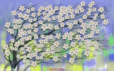 File tranh quảng cáo Tranh tường 3d tối giản hiện đại FTTG7541 (file gốc) chuyên nghiệp