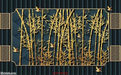 File in lụa Tranh tường 3d tối giản hiện đại FTTG7542 (phong cảnh) Tranh tường 3d tối giản hiện đại FTTG7542