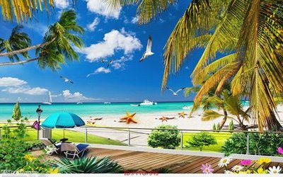 File gốc Tranh tường 3d tối giản hiện đại FTTG7545 (vector) cho in ấn